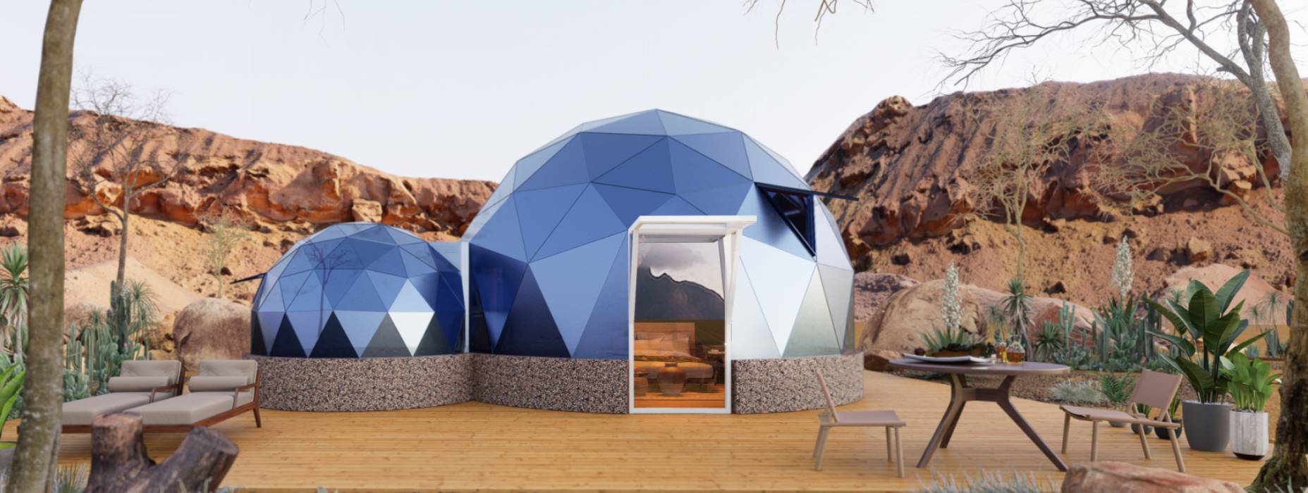 寿阳县球形智能光伏玻璃星空房